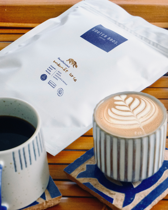 Souter Bros. single origin Brazilian decaf coffee — Swiss Water Process, small-batch roasted in London