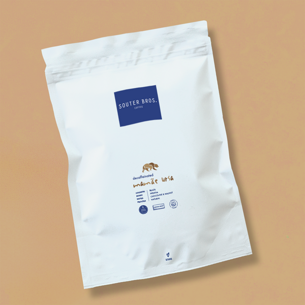 Brazil Swiss Water Decaf Coffee — Dark Cocoa & Roasted Almond | Souter Bros.